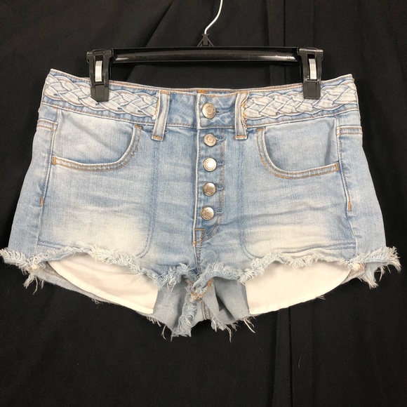 American Eagle Outfitters Pants - American Eagle | Braided Waist. Hi-Rise Shortie American Eagle Outfitters Pants - American Eagle | Braided Waist. Hi-Rise Shortie